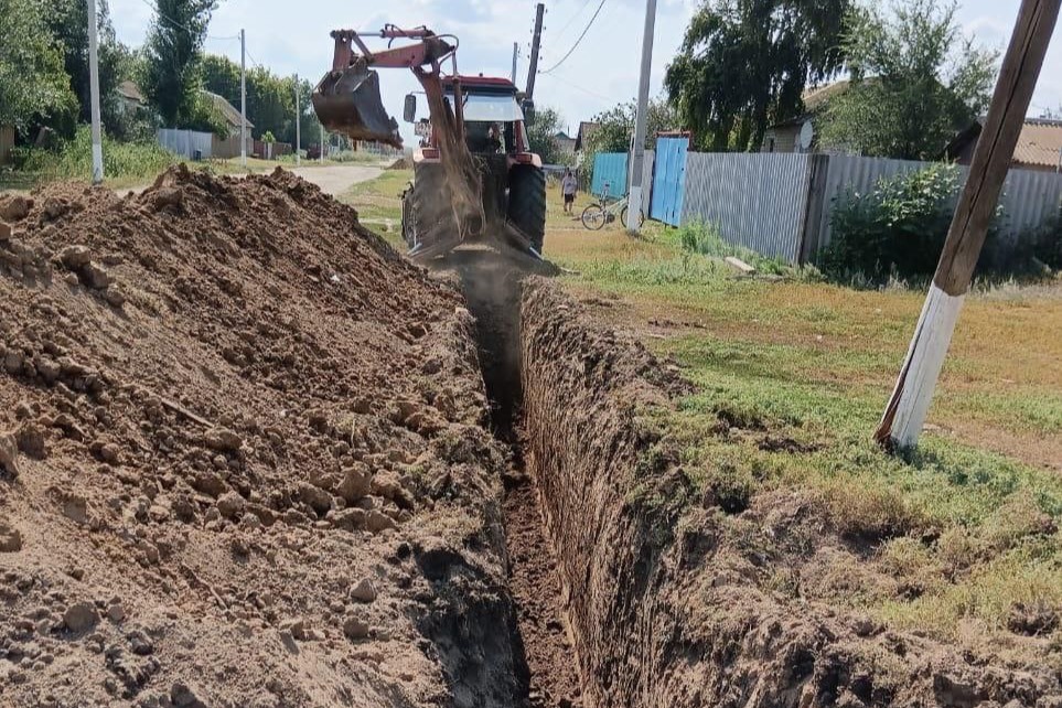 ремонт водопровода.